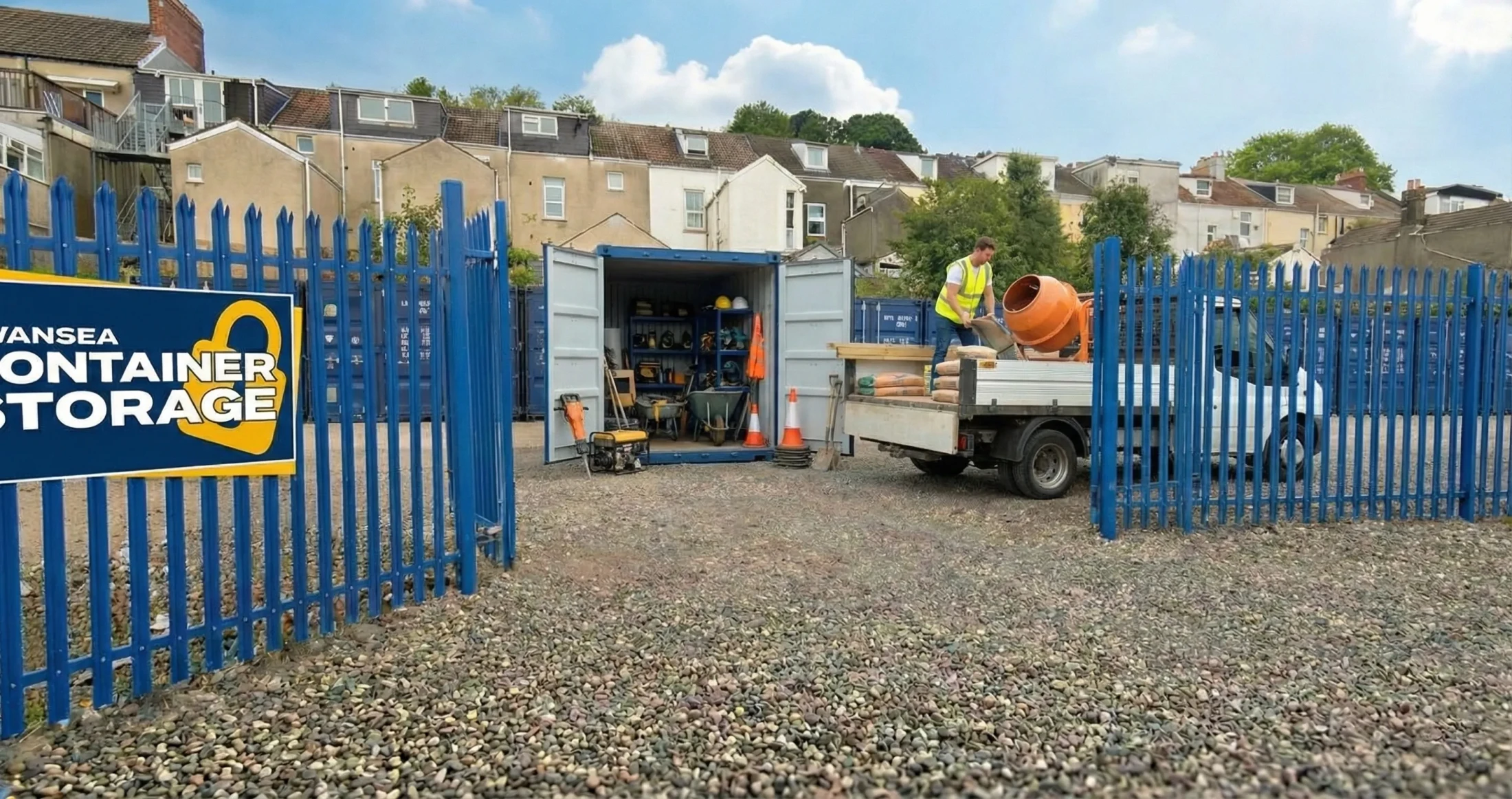 swansea container storage builders storage